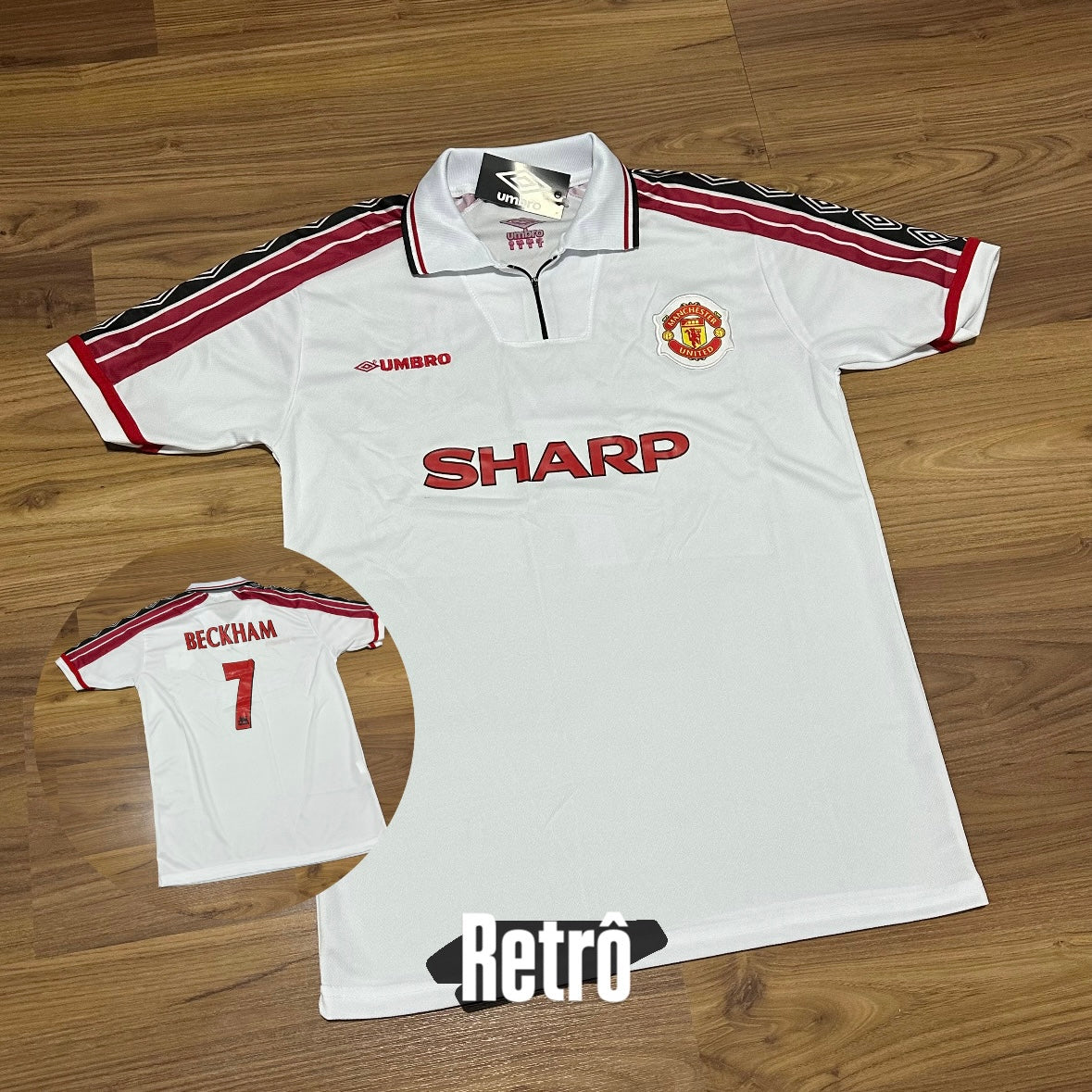 Camiseta Premium Manchester United Retro - Masculino