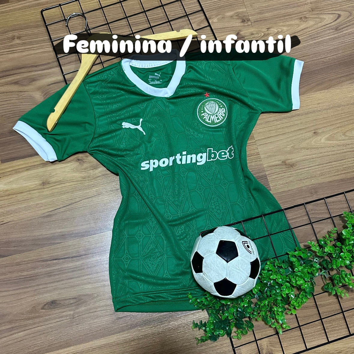 Camiseta Palmeiras - Infantil Feminina
