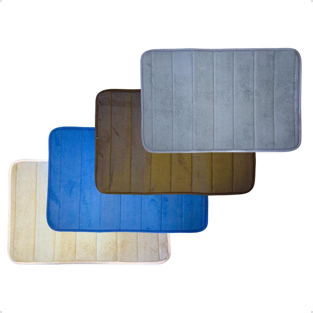 Tapete De Banheiro Macio Antiderrapante Ultra Absorvente 60x40