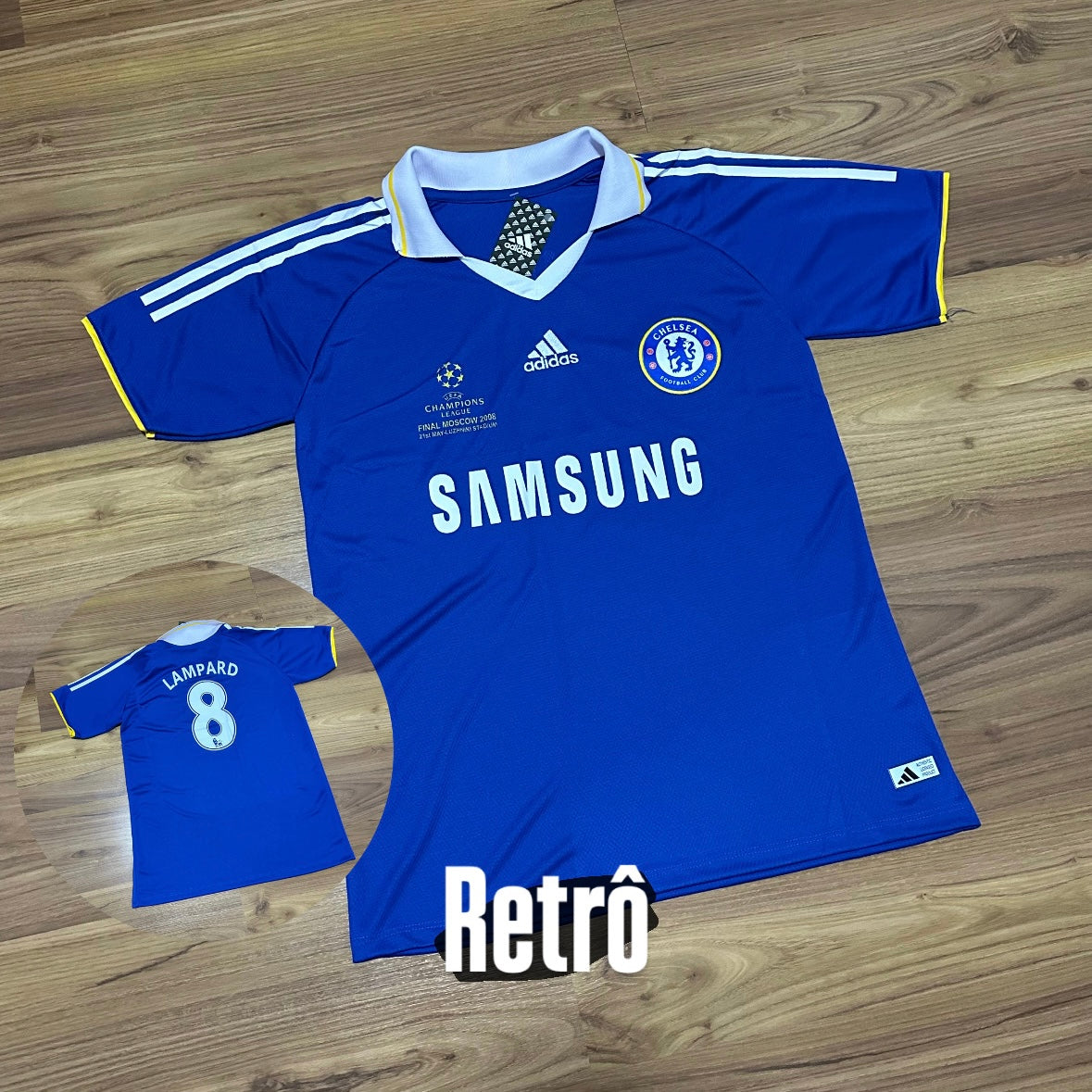 Camiseta Premium Chelsea Retro - Masculino