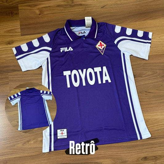 Camiseta Premium Fiorentina Retrô - Masculino