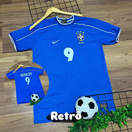 Camiseta Premium Seleção Brasil Retro - Masculino