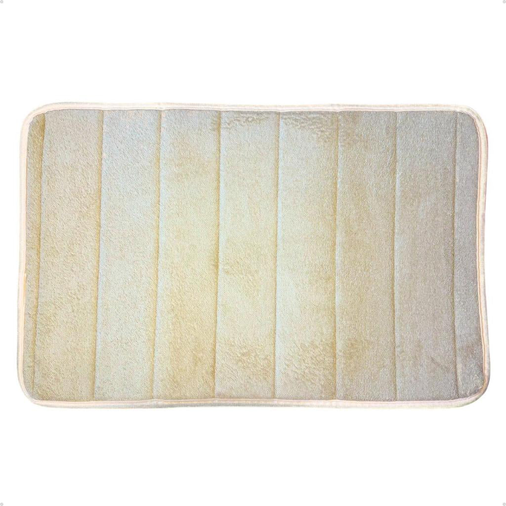 Tapete De Banheiro Macio Antiderrapante Ultra Absorvente 60x40